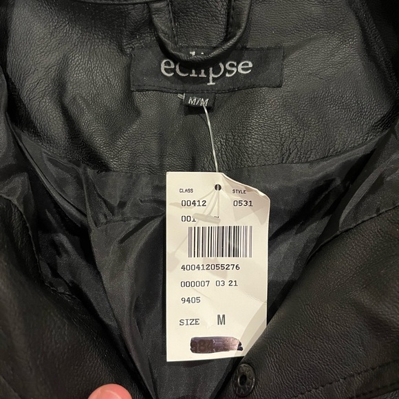 Faux leather over sized jacket - Picture 3 of 3